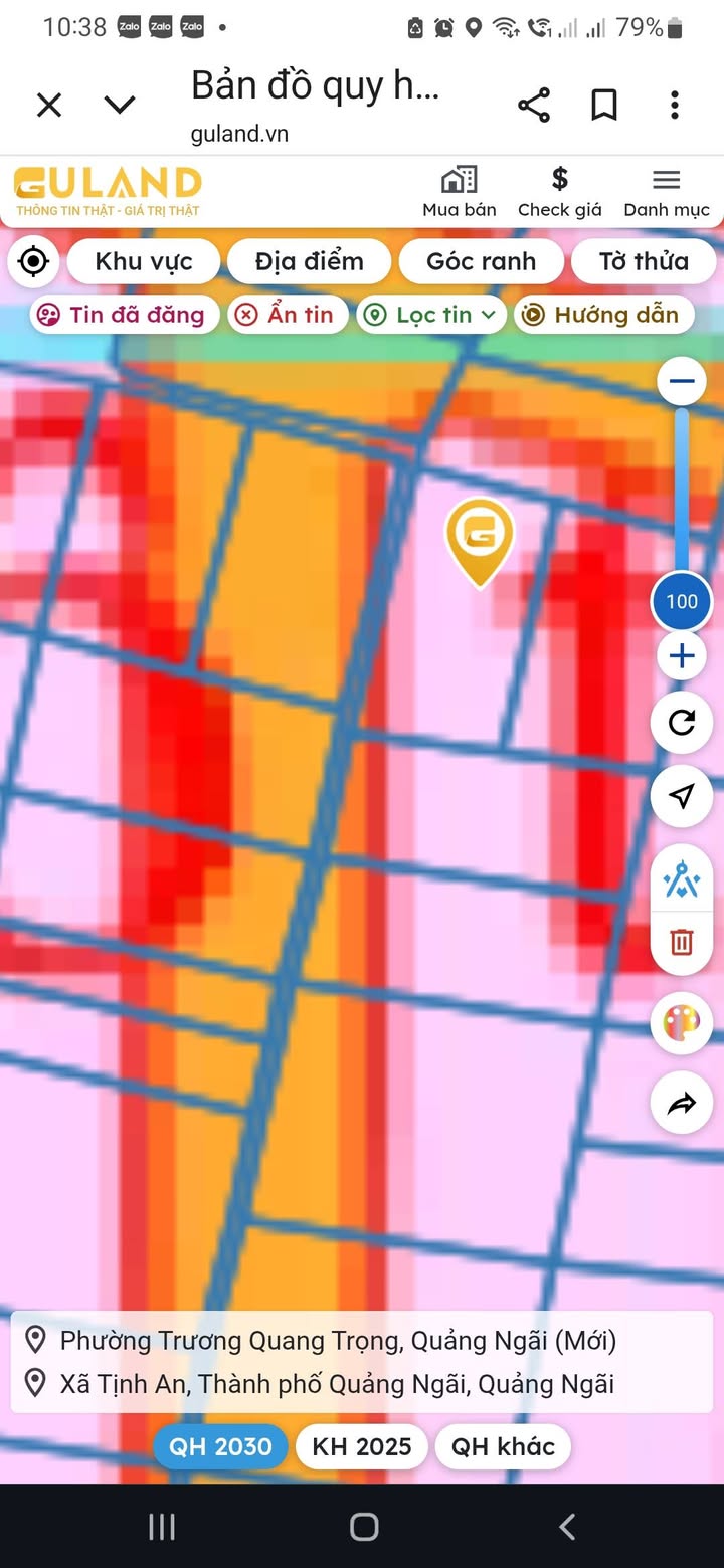 Đất thổ cư Tịnh An 262m² giá 100 triệu - Nằm gần đường Hoàng Sa!