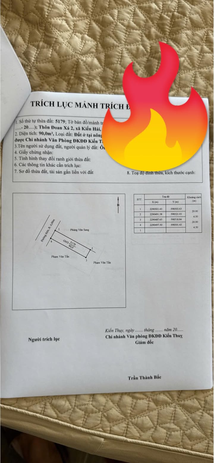 Đất nền mặt đường Đội 6, Đoan Xá 90m² giá chỉ 2 tỷ - Cơ hội đầu tư hấp dẫn!