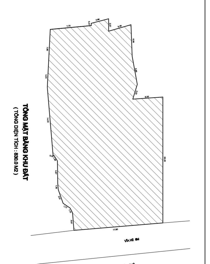 Nhà mặt tiền Điện Biên Phủ, Đà Nẵng 830m² - Kinh doanh thuận lợi!