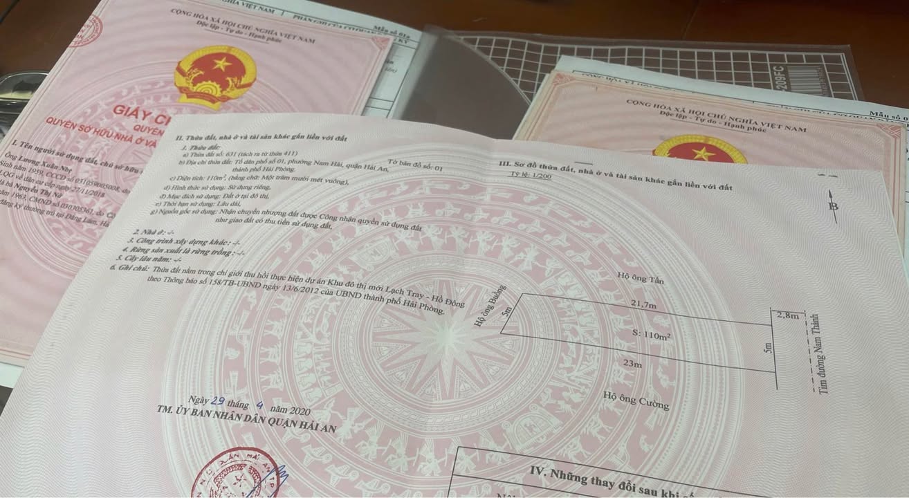 Đất nền tại phường Nam Hải, Hải An 110m² giá 4.95 tỷ - Vị trí đẹp gần tiện ích!