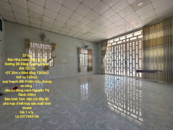 Kho xưởng đường Đỗ Đăng Tuyển, Củ Chi 1303m² - Pháp lý rõ ràng, giá tốt!