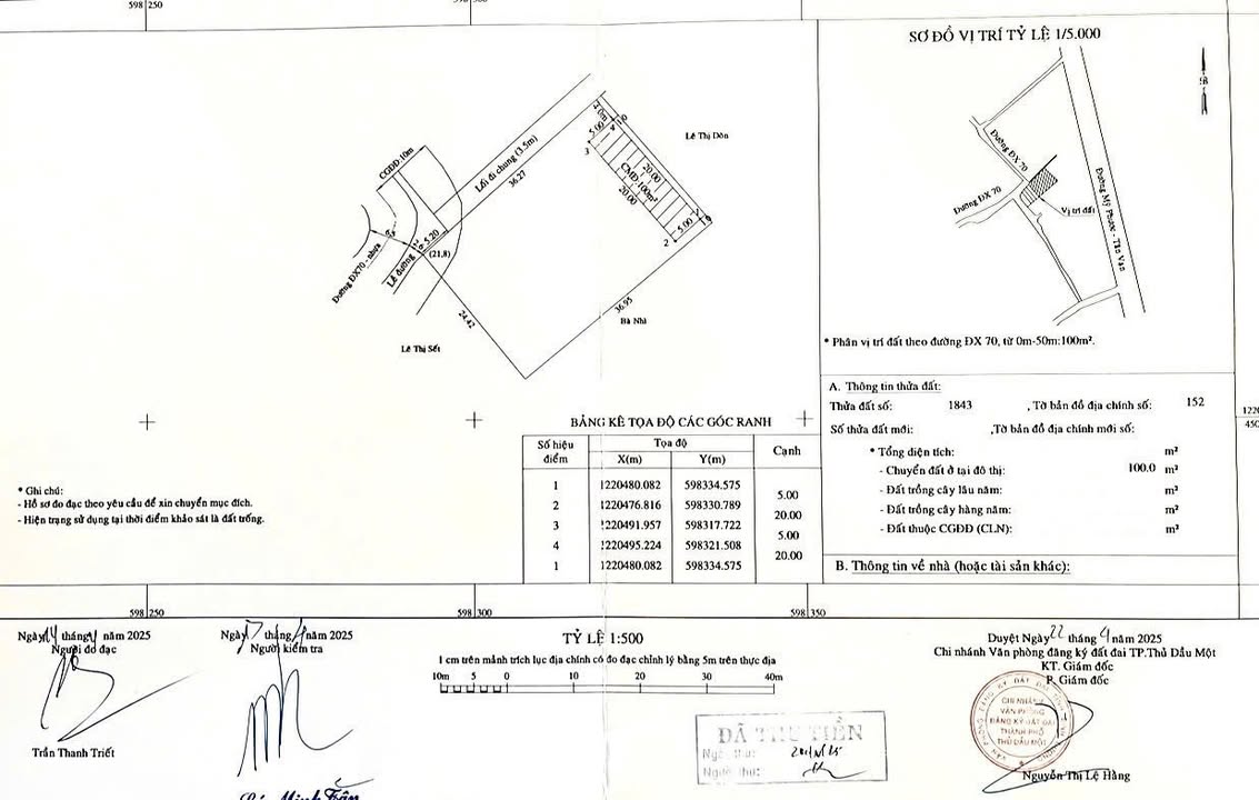 Đất nền Định Hoà Thủ Dầu Một 915m² - Giá thỏa thuận hấp dẫn!
