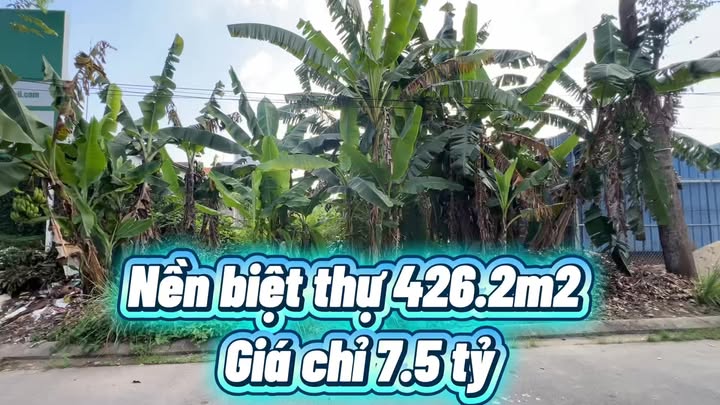 Biệt thự 426.2m² KDC Thiên Lộc Cần Thơ giá 7.5 tỷ - Cơ hội sở hữu ngay!