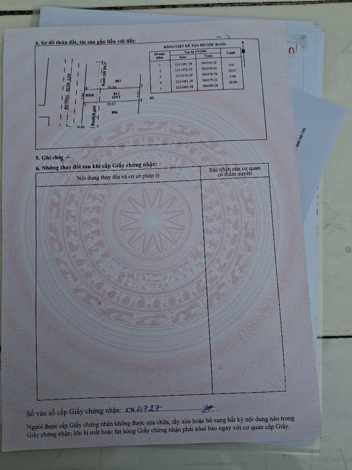 Đất nền xã Củ Chi 100m² giá 3 tỷ - Pháp lý rõ ràng, kinh doanh thuận lợi!