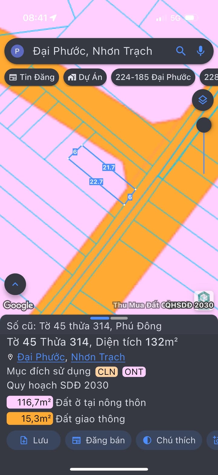 Đất nền Phú Đông Nhơn Trạch 132m² giá 3 tỷ - Mặt tiền kinh doanh lý tưởng!