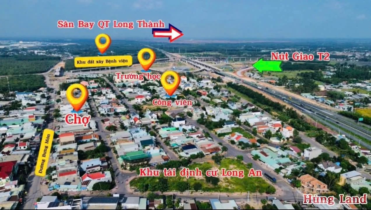 Đất thổ cư TDC Thái Lạc Long Thành 300m² - Giá tốt, sổ hồng chính chủ!