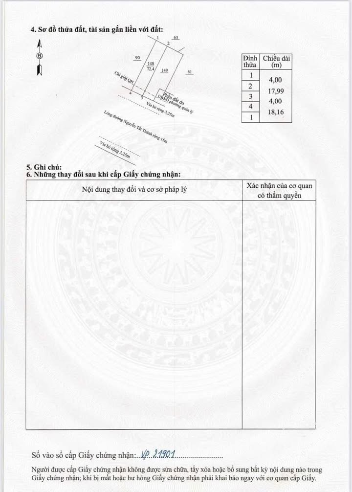 Đất mặt tiền đường Nguyễn Tất Thành, Hội An 72.6m² giá 5 tỷ - Kinh doanh sầm uất!