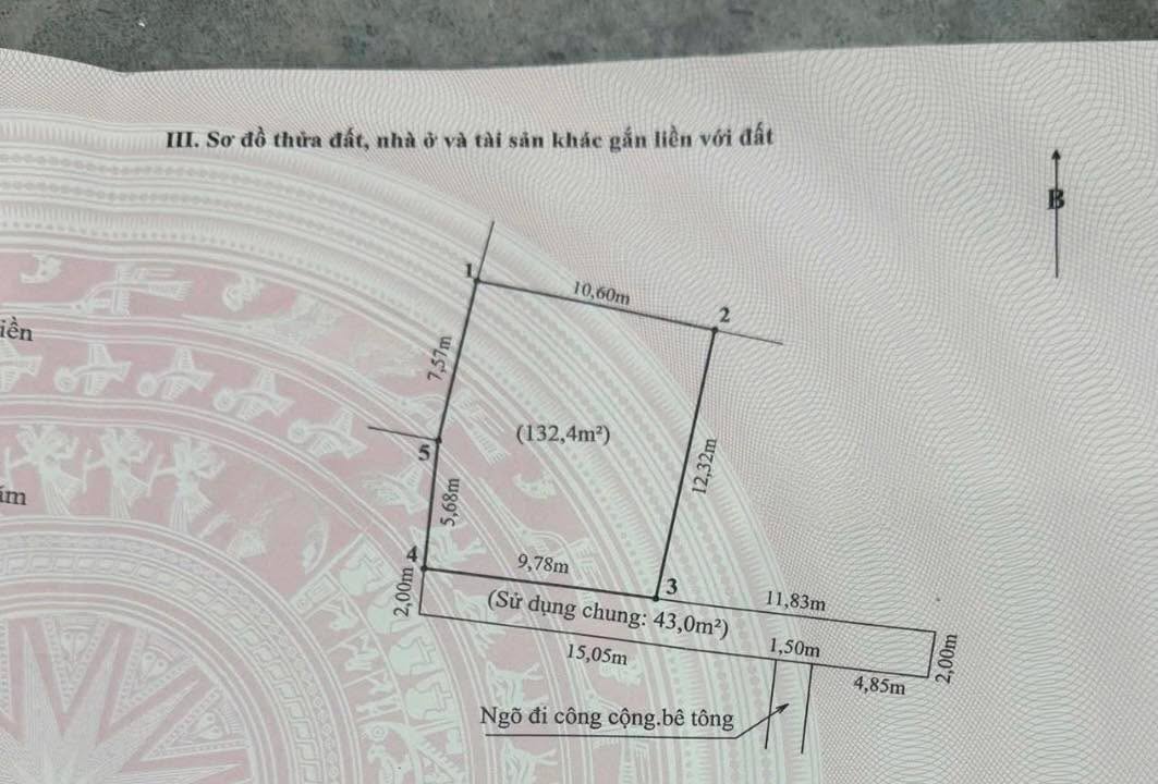 Đất nền An Đồng Hải Phòng 132m² giá 2.376 tỷ - Cơ hội đầu tư hấp dẫn!