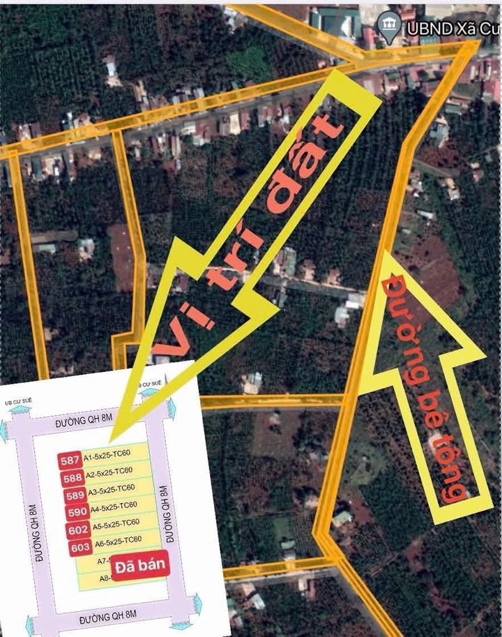 Đất nền Cư Suê (Cũ) - Diện tích 125m² giá 490 triệu - Đầu tư sinh lời ngay!