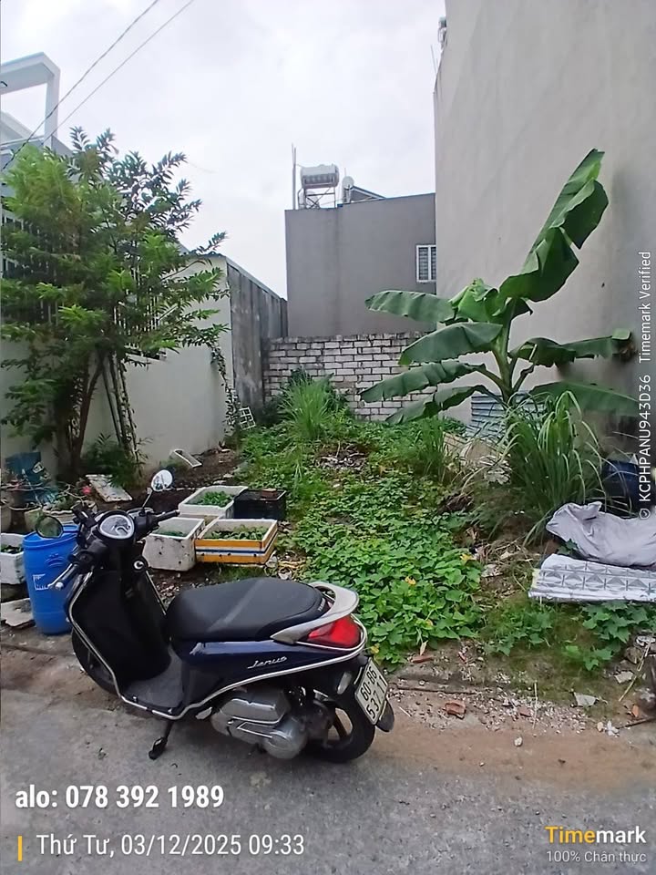 Đất thổ cư 68m² khu phố Đông Thành, Dĩ An - Giá chỉ 2.63 tỷ sổ hồng riêng!