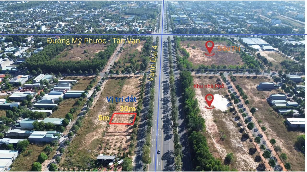 Đất nền Vành Đai 4, Thới Hòa, Bến Cát 150m² giá 2.9 tỷ - Kinh doanh đa ngành nghề