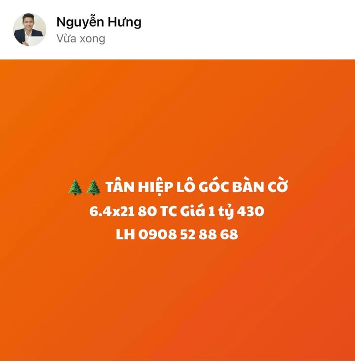 Đất nền Tân Hiệp Biên Hòa 134m² giá 1.43 tỷ - Lô góc bàn cờ hiếm có!