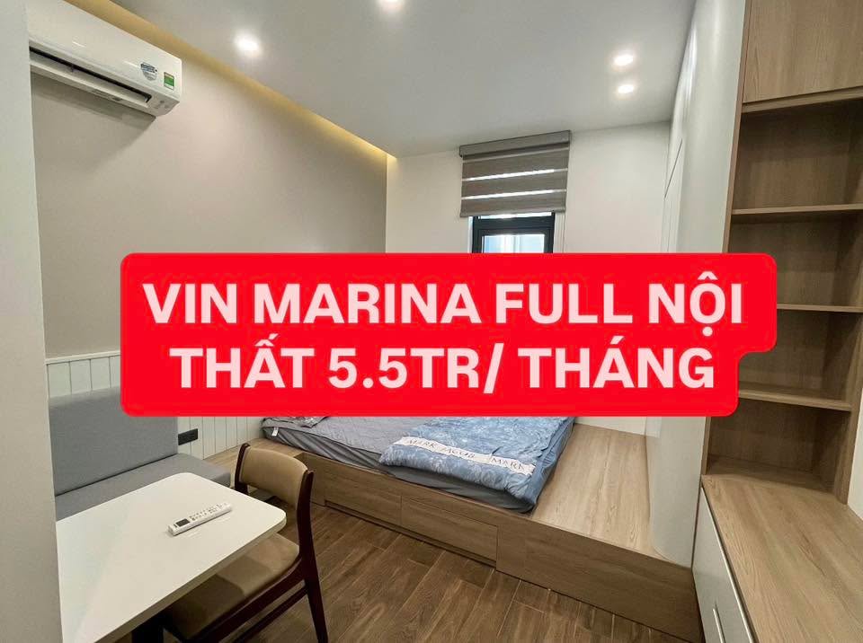 Căn hộ Vin Marina Studio 20m² giá 5.5 triệu - Full tiện ích ngay trung tâm Hải Phòng!
