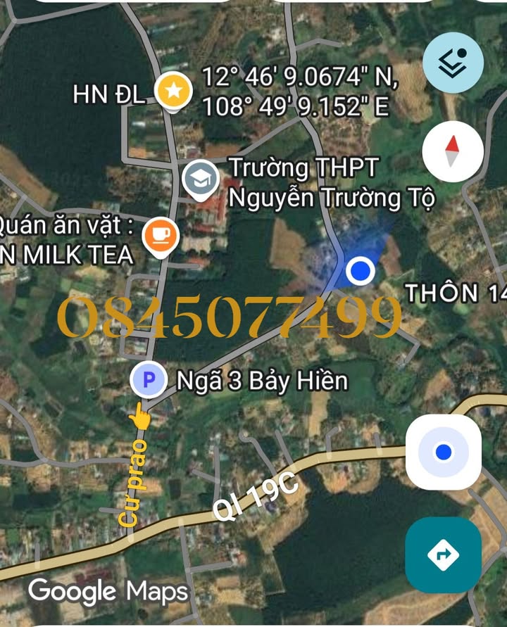 Đất nền trung tâm xã Ea Riêng 300m² giá 80 triệu - Đầu tư sinh lời lý tưởng!