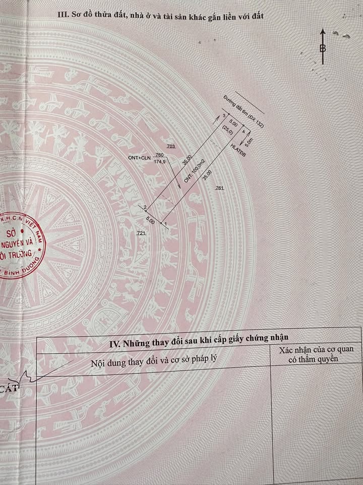 Đất nền Phú An, Bến Cát 100m² giá 1.275 tỷ - Đường nhựa 6m, thuận tiện giao thông!