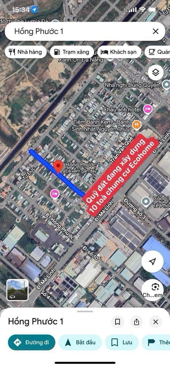 Đất nền mặt tiền đường Hồng Phước 1, Đà Nẵng 100m² giá 3.15 tỷ - Sổ đỏ chính chủ, đầu tư ngay!