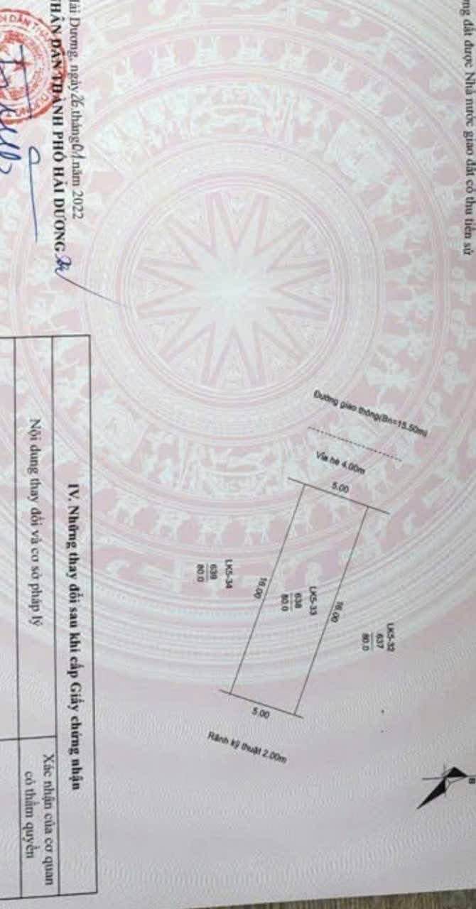 Đất nền KĐT Đồng Bưởi, Thạch Khôi 80m² giá chỉ 4x triệu/m² - Sổ đỏ chính chủ!