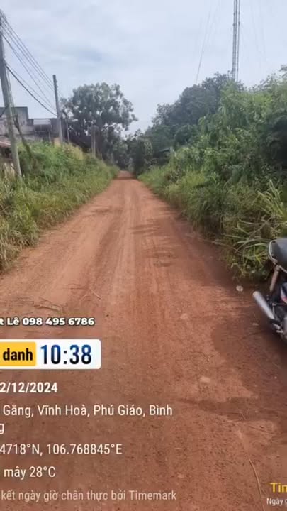 Đất nền Phước Hòa, Phú Giáo, Bình Dương 380m² giá 2.45 tỷ - Đầu tư sinh lời ngay!