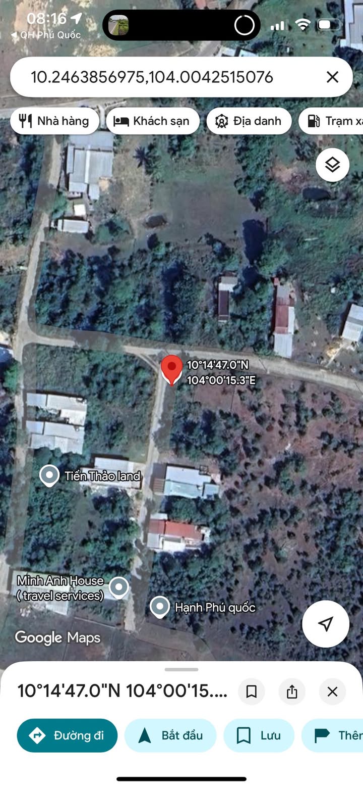 Đất nền Phú Quốc 121m² giá 1.15 tỷ - Lô góc 2 mặt tiền đường Lộ Xóm Cây Thông