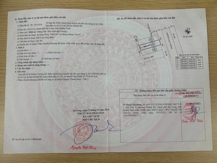 Đất Dự Án Thạch Bích Hạ Long 90m² giá 2.1 tỷ - Sổ hồng chính chủ!