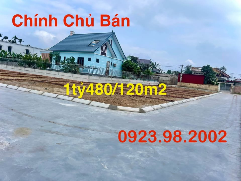 Đất nền An Dương Hải Phòng 120m² giá 1.48 tỷ - Vị trí đắc địa, đầu tư sinh lời!