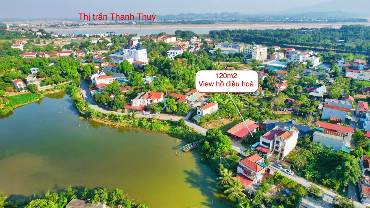 Đất thổ cư 120m² tại trung tâm thị trấn Thanh Thủy - Giá chỉ 2 tỷ VND!