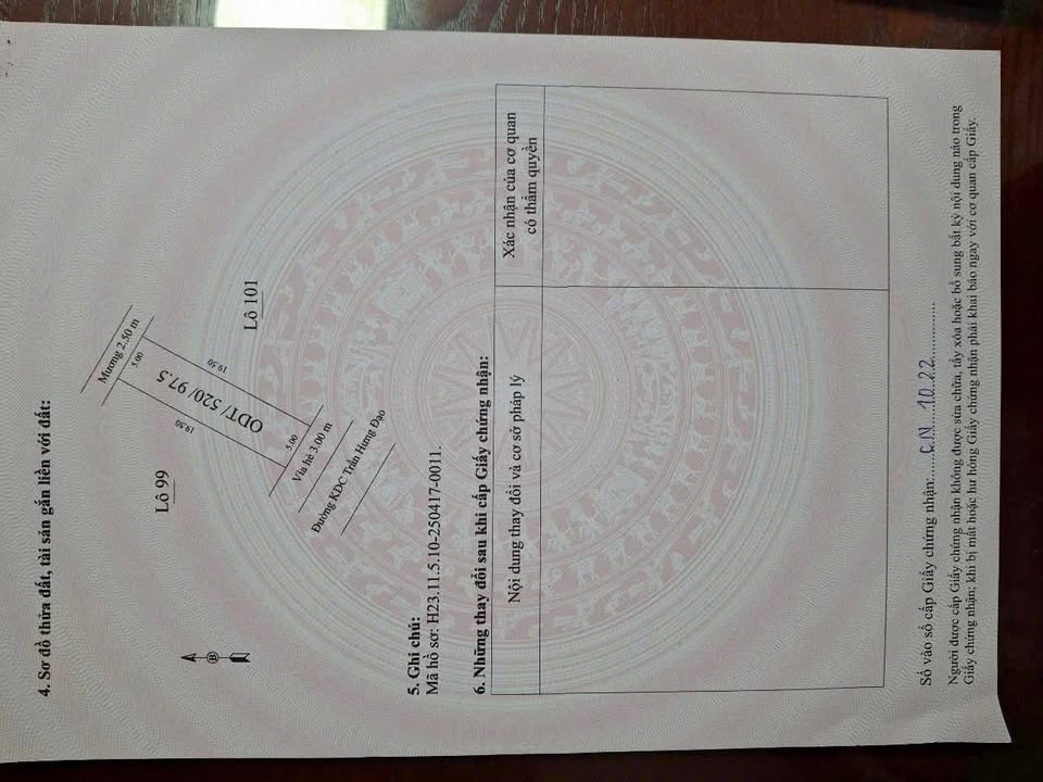 Đất nền Trần Hưng Đạo, Nam Sách 97.5m² giá 2 tỷ - Cơ hội cuối cùng!