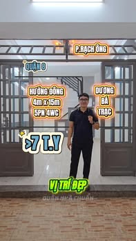 Nhà phố Dương Bá Trạc, Quận 8, 60m² giá 7 tỷ - Vị trí siêu đẹp, chính chủ!