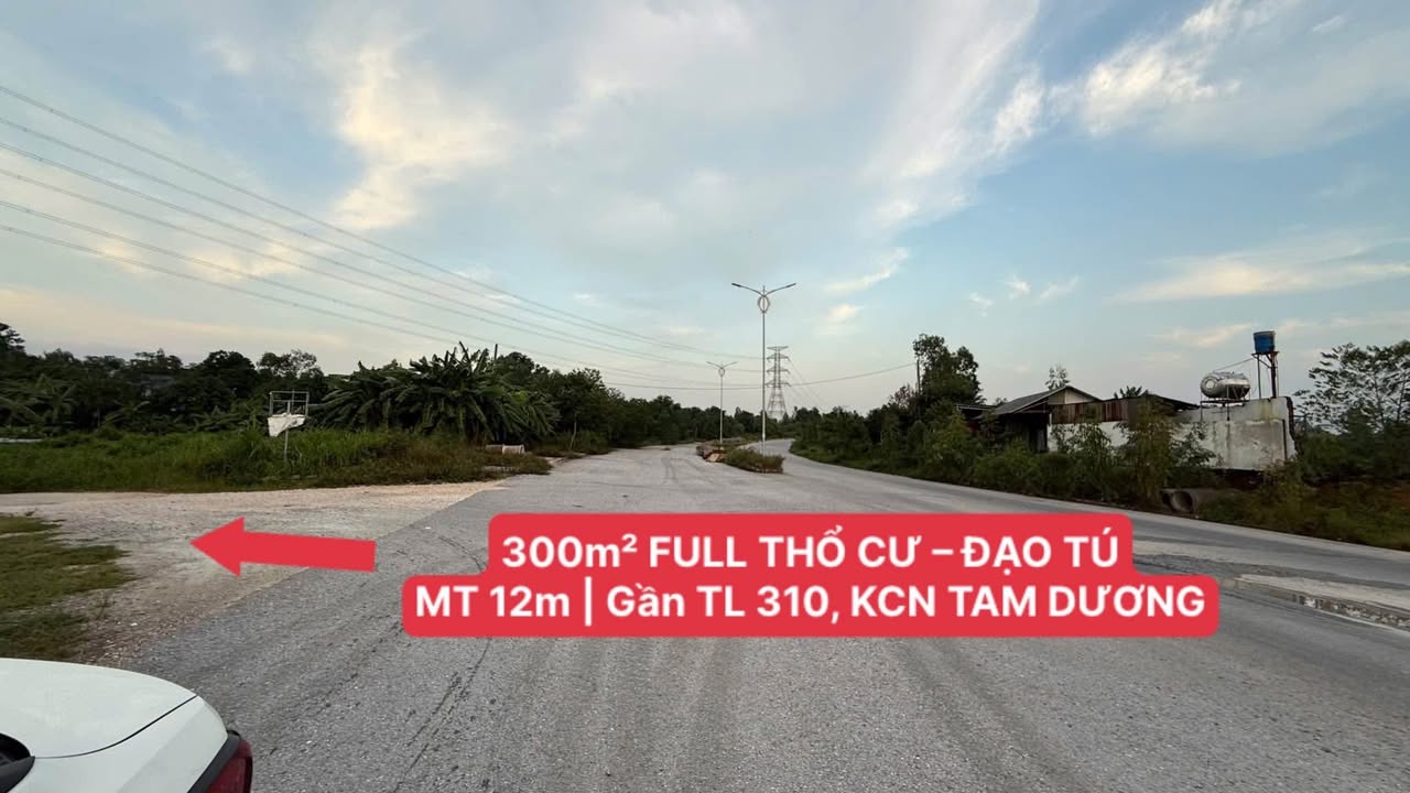 Đất nền thổ cư 300m² thôn Lẻ, Đạo Tú - Mặt tiền 12m, giá thỏa thuận!