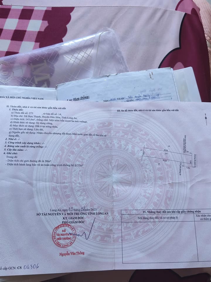 Đất nền 145m² tại Hựu Thạnh, Đức Hòa chỉ 600 triệu - Chính chủ bán gấp trước Tết!