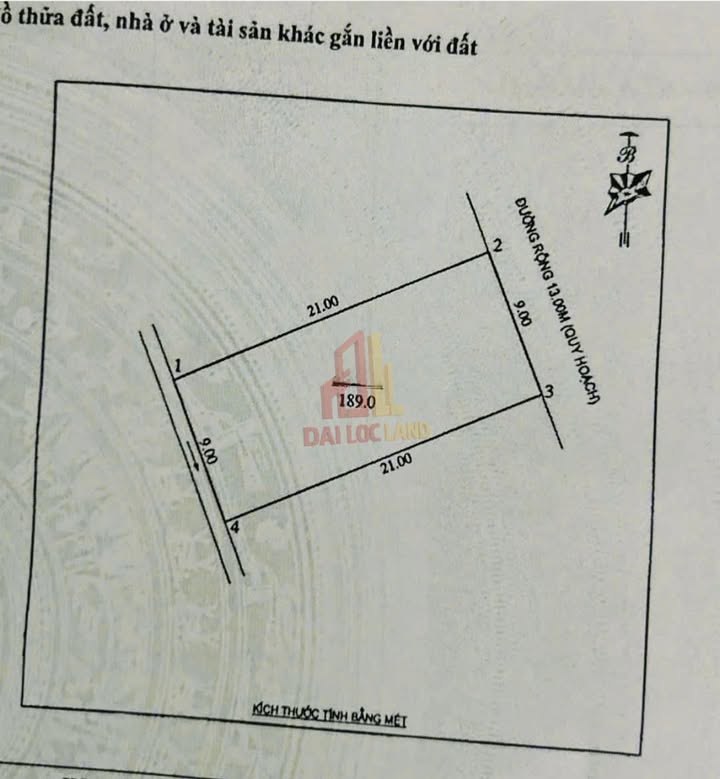 Đất Quán Bàu Vinh 189m² giá thỏa thuận - Đường rộng 13m thuận tiện