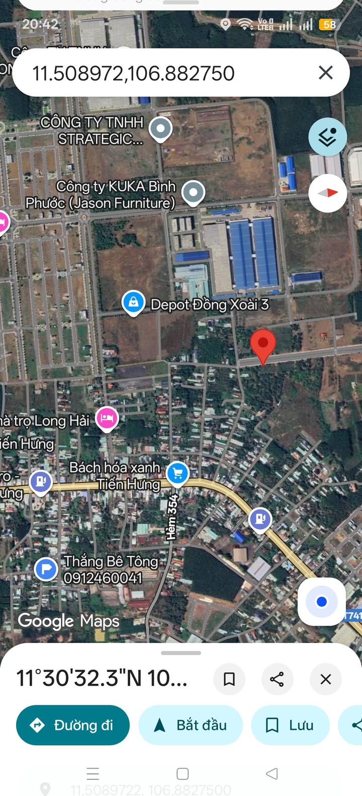 Đất nền Tiến Hưng, Đồng Xoài 216m² giá 900 triệu - Đầu tư sinh lời ngay!