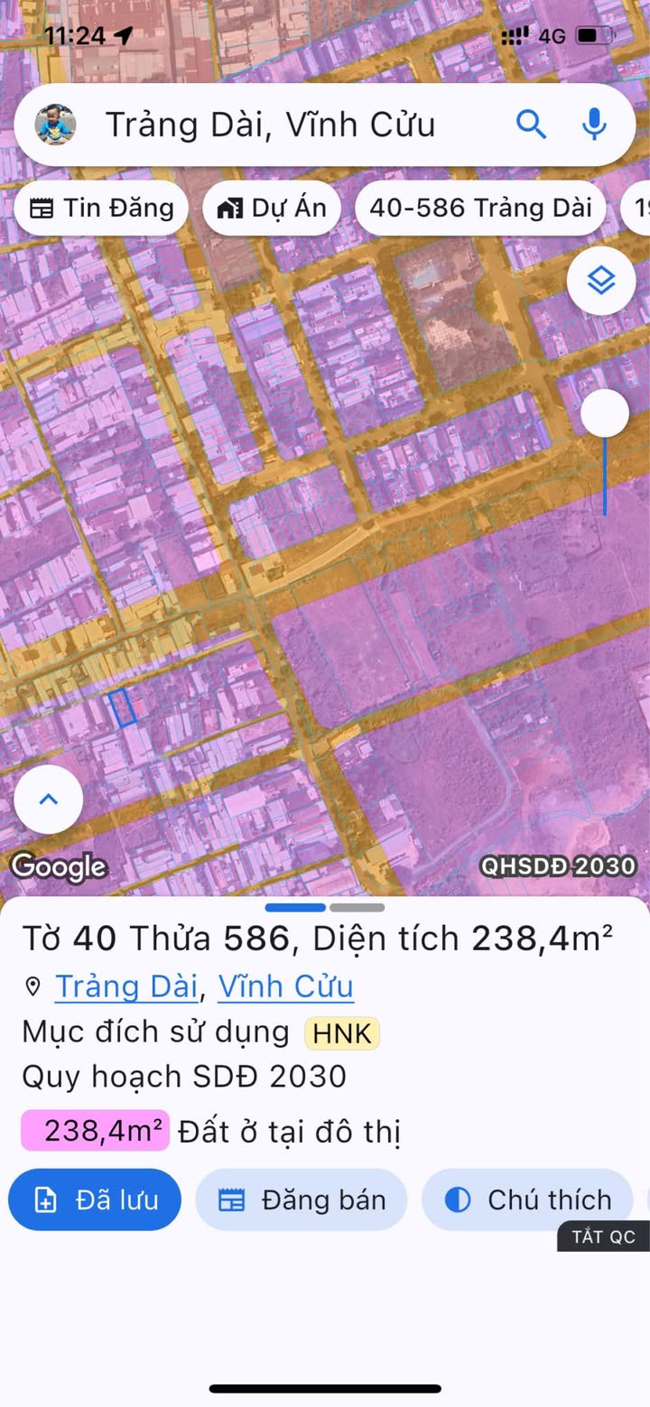 Đất biệt thự KDC Phú Gia 1, Trảng Dài, 230m² chỉ 3 tỷ - Đầu tư sinh lời cao!