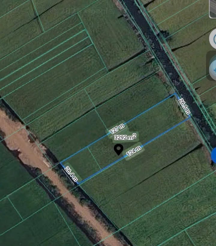 Đất lúa Mỹ Thới 3300m² giá thỏa thuận - Mặt tiền 26m tuyến tránh TP Long Xuyên