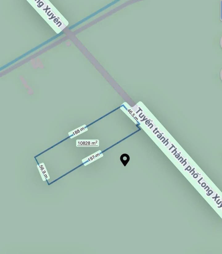 Đất lúa Mỹ Thới Long Xuyên 10.500m² - Mặt tiền 46m, giá thỏa thuận