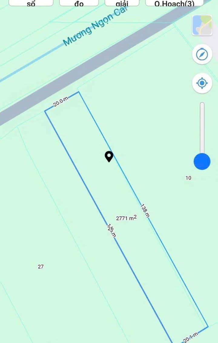 Đất nền Mỹ Thới Long Xuyên 2800m² - Mặt tiền 20m, giá thỏa thuận