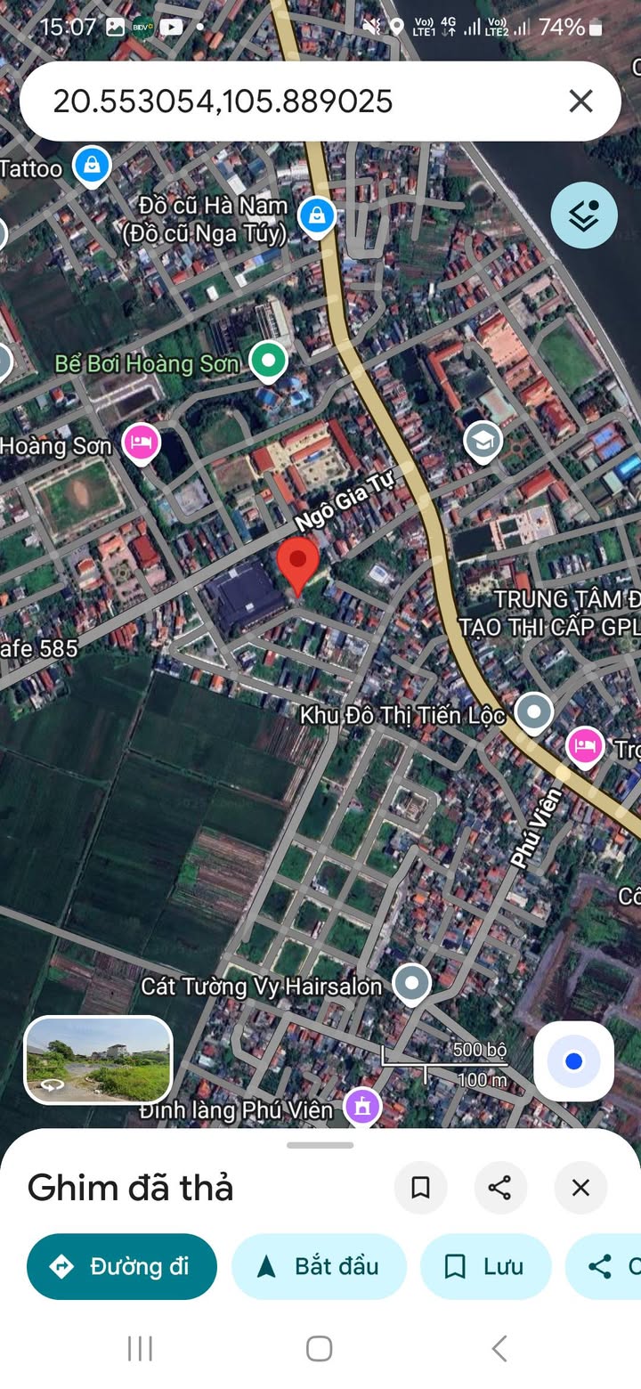 Đất nền Kim Bảng 205m² giá 5.125 tỷ - Lô đất 4 mặt tiền đắc địa!