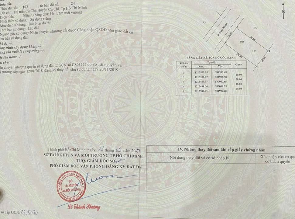 Đất mặt tiền Huỳnh Văn Cọ, Củ Chi 200m² giá 5.3 tỷ - Vị trí kinh doanh đắc địa!