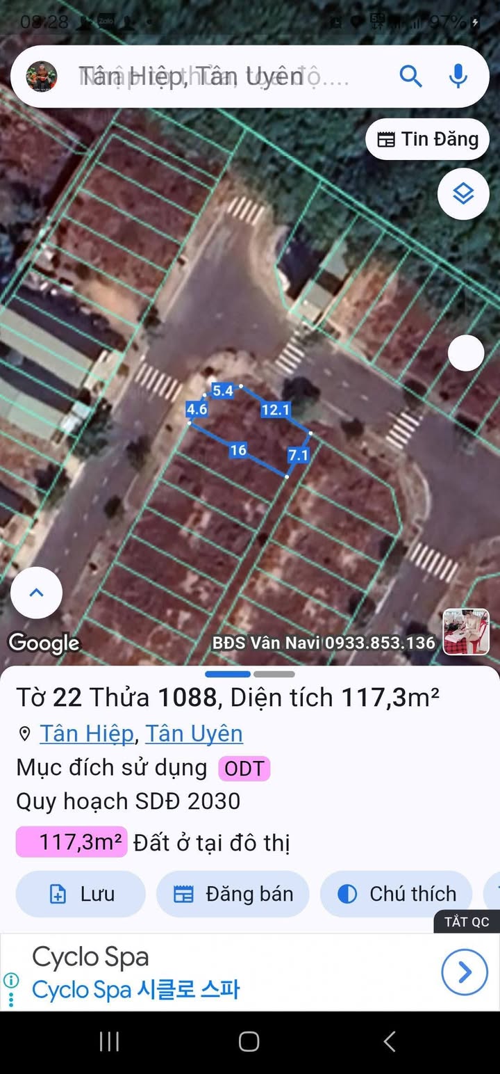 Đất nền Tân Hiệp Hóc Môn 117m² giá 2 tỷ - Đầu tư sinh lời ngay!