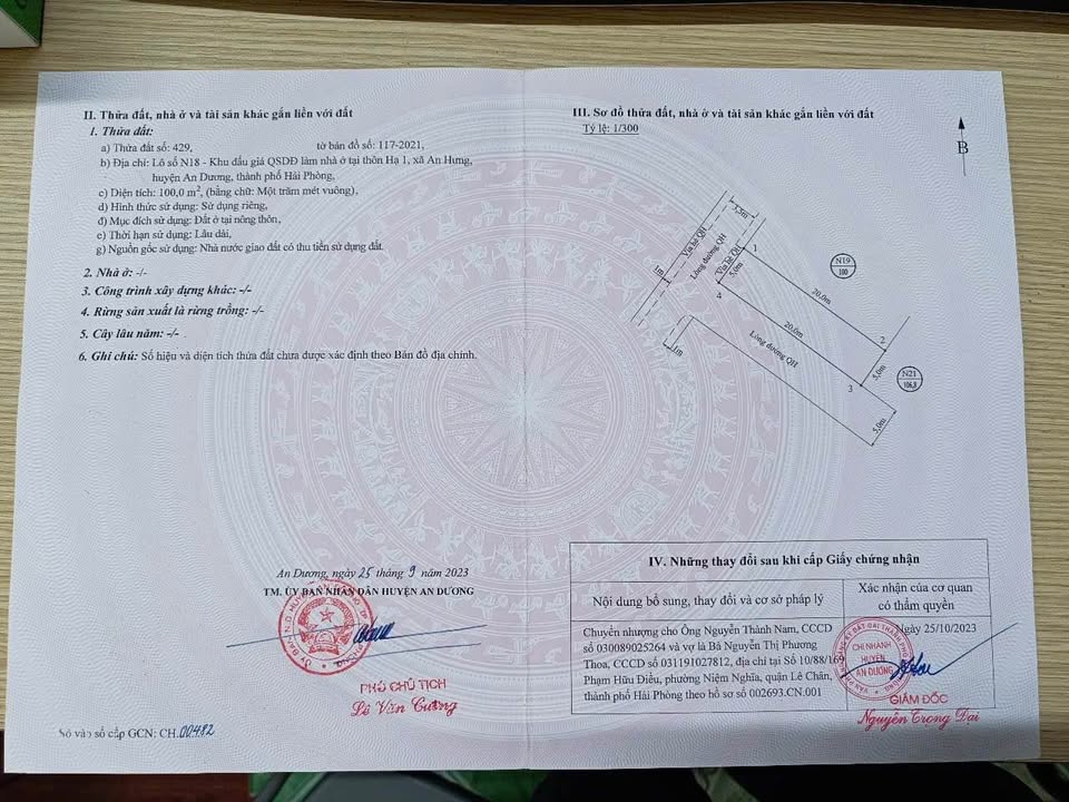 Đất nền lô góc Thôn Hạ, An Hưng 100m² giá 2 tỷ - Vị trí đắc địa, thuận tiện kinh doanh!