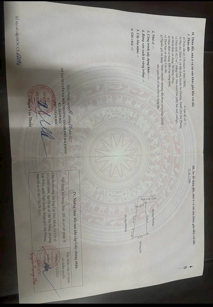 Đất nền 62m² tại Bắc Sơn, An Dương - Giá cực tốt chỉ 9xx triệu!