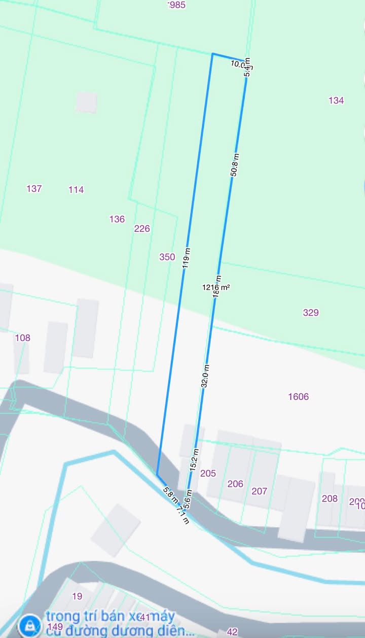 Đất thổ cư + vườn Mỹ Quý An Giang 1200m² - Cơ hội đầu tư hấp dẫn!