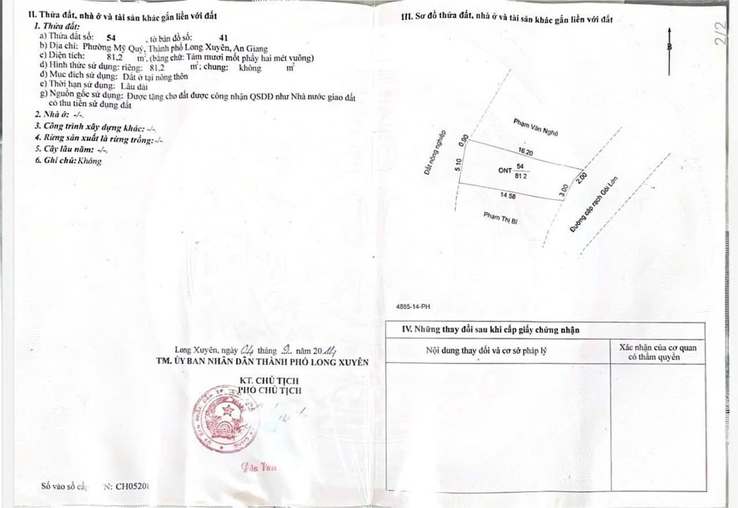 Nhà cấp 4 Mỹ Quý, Long Xuyên 81m² - Gần bến xe, thuận tiện di chuyển!