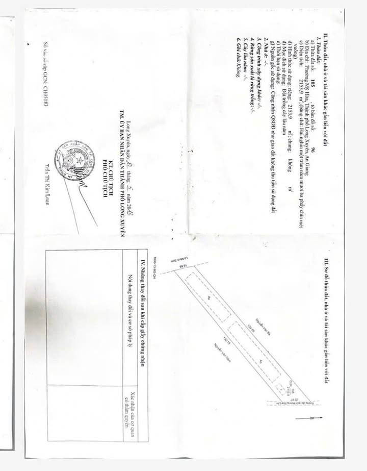 Đất nền 2000m² tại Mỹ Hòa, Long Xuyên - Đường nhựa thông thoáng, ô tô vào tận nơi!