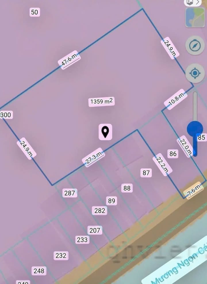 Đất thổ cư và đất lúa Mỹ Thới 1360m² - Thích hợp làm vườn mini, homestay