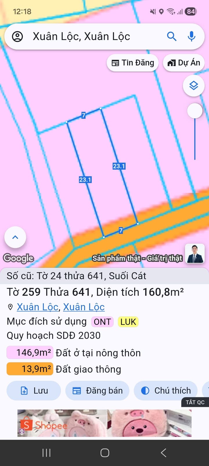 Đất nền Suối Cát, Xuân Lộc 160m² - Giá chỉ 650 triệu, sổ đỏ chính chủ!