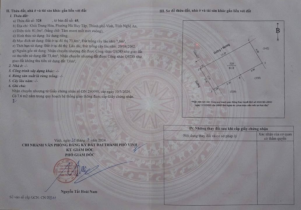 Đất nền lô góc đường Tuệ Tĩnh, phường Hà Huy Tập 81m² - Giá chỉ 3 tỷ!