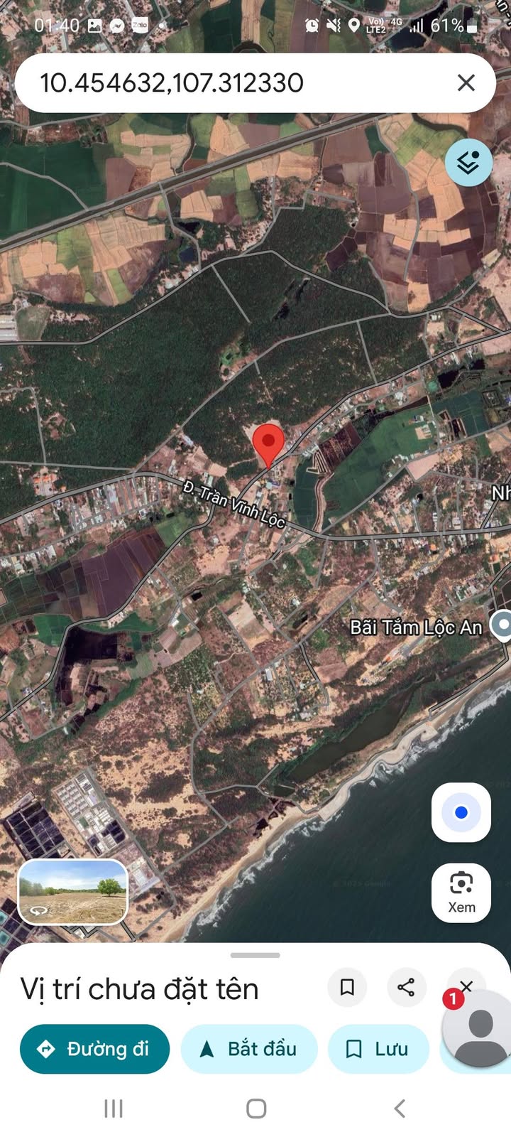 Đất ven biển Lộc An 184m² giá 4.72 tỷ - Cơ hội đầu tư hấp dẫn!