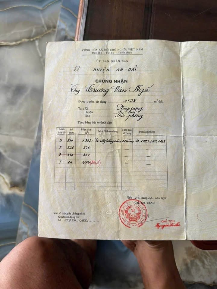 Lô đất cao cấp Đặng Cương, An Dương 1.312m² - Tiềm năng đầu tư sinh lời