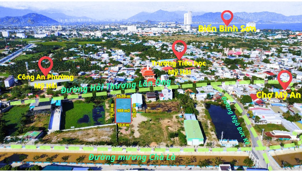 Đất mặt tiền Hải Thượng Lãn Ông 988m² giá đầu tư - Phép chuyển đất ở!